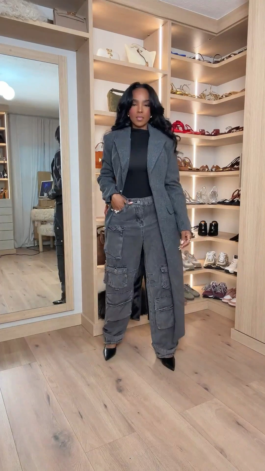 ✨ 2025 Top Seller — Effortless Edge Edition

This layered neutral look is one of those outfits that instantly pulls everything together. The structured gray coat adds polish, while the cargo pants bring a cool, street-style edge that keeps it modern and wearable. Mixing tailored outerwear with relaxed bottoms makes this an easy wear-on-repeat formula where the cost per wear keeps dropping.

Perfect for:
• City days
• Casual meetings
• Travel looks
• Elevated everyday wear

📏 Sizing:
Coat: Small
Top: Small
Pants: 27 Long
Shoes: True to size

Measurements:
5’4” · 138 lbs · 34D · 27” waist · 40” hips

Tap to get details.

Neutral layering outfit, gray coat styling, cargo pants outfit ideas, elevated casual looks, modern street style, versatile wardrobe staples.

Follow me on Instagram and YouTube @kirasfashionfinds

#LTKootd #LTKPetite