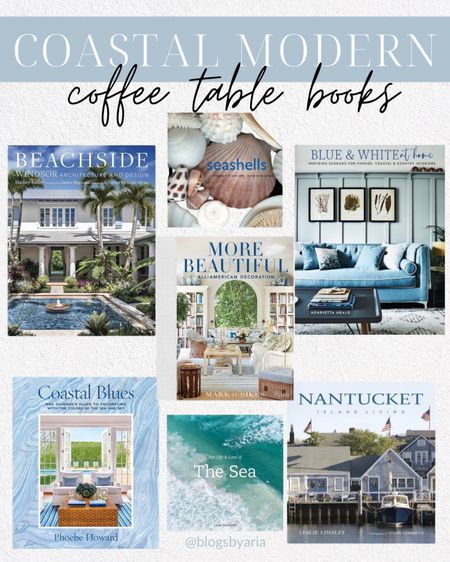 Coastal modern coffee table books 

#LTKhome #LTKFind #LTKSeasonal