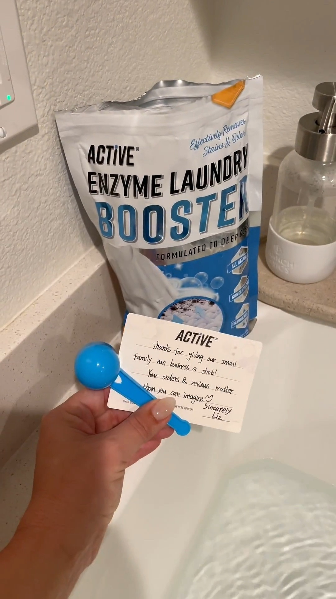  Amazon find that actually works! My tanks + tees were looking so dingy, but this enzyme booster brought them back to life. Linking it for you—because we don’t have time for dull whites.



#LTKFamily #LTKHome #LTKFindsUnder50
