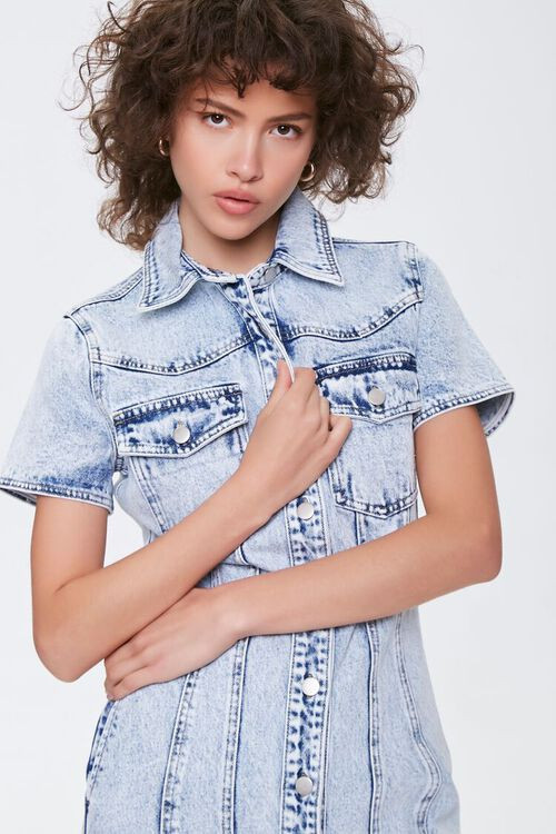 Acid Wash Denim Dress | Forever 21 (US)