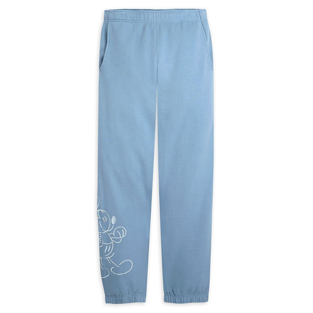 Mickey Mouse Genuine Mousewear Sweatpants for Adults – Blue | shopDisney | Disney Store