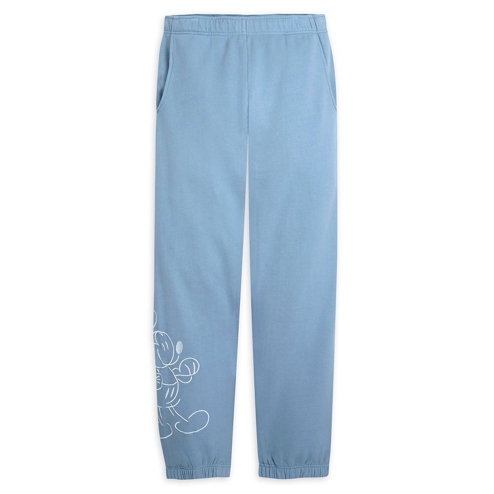 Mickey Mouse Genuine Mousewear Sweatpants for Adults – Blue | Disney Store