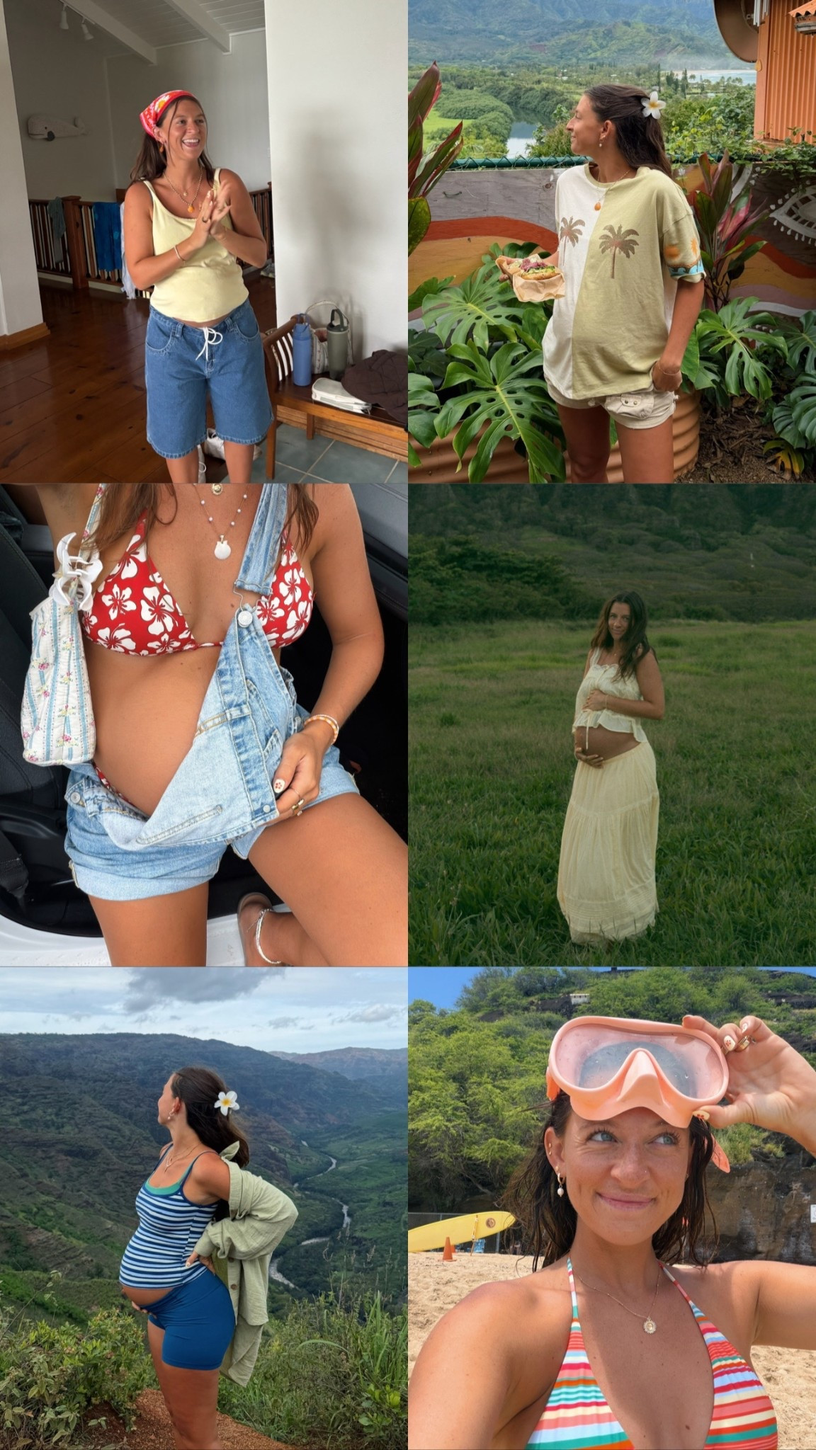 outfits from Hawaii! linking similar jorts and headband! 

#LTKBump #LTKSwim #LTKTravel