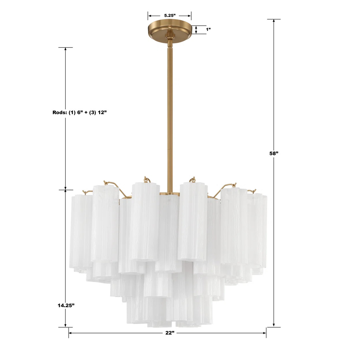 Arras Dimmable Tiered Chandelier | Wayfair North America