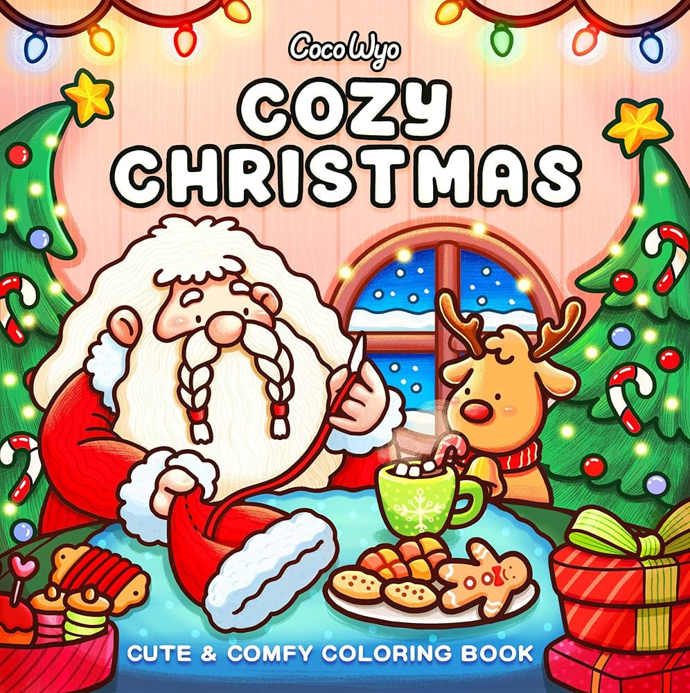 Cozy Christmas: Coloring Book for Adults and Kids (Cozy Spaces Coloring) | Amazon (US)