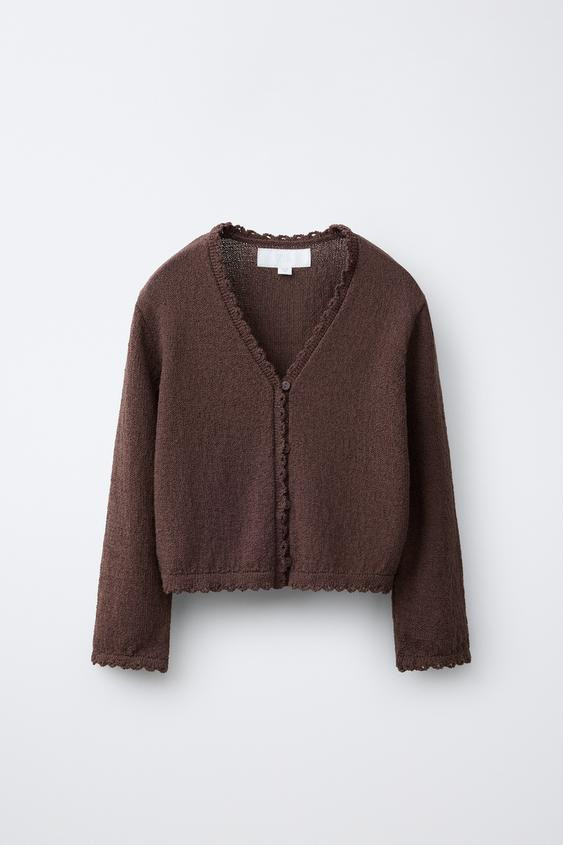 WAVY KNIT CARDIGAN | Zara UK