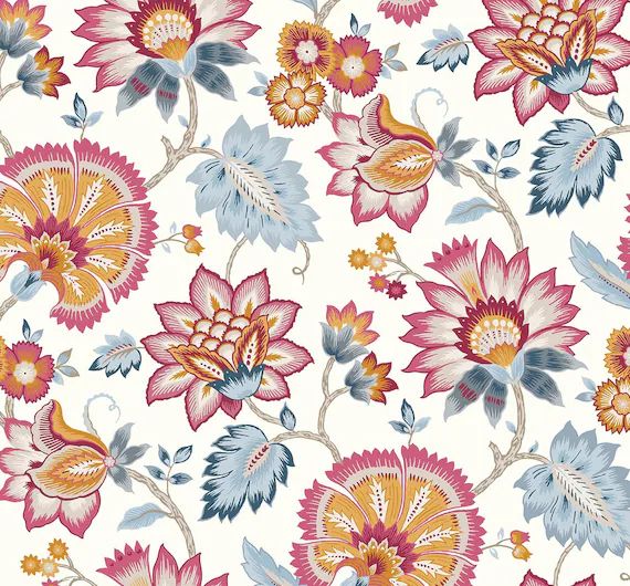 Peel and Stick Wallpaper  Self Adhesive Wallpaper  Floral - Etsy | Etsy (US)