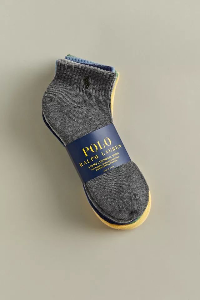 Polo Ralph Lauren Ankle Sock 6-Pack | Urban Outfitters (US and RoW)