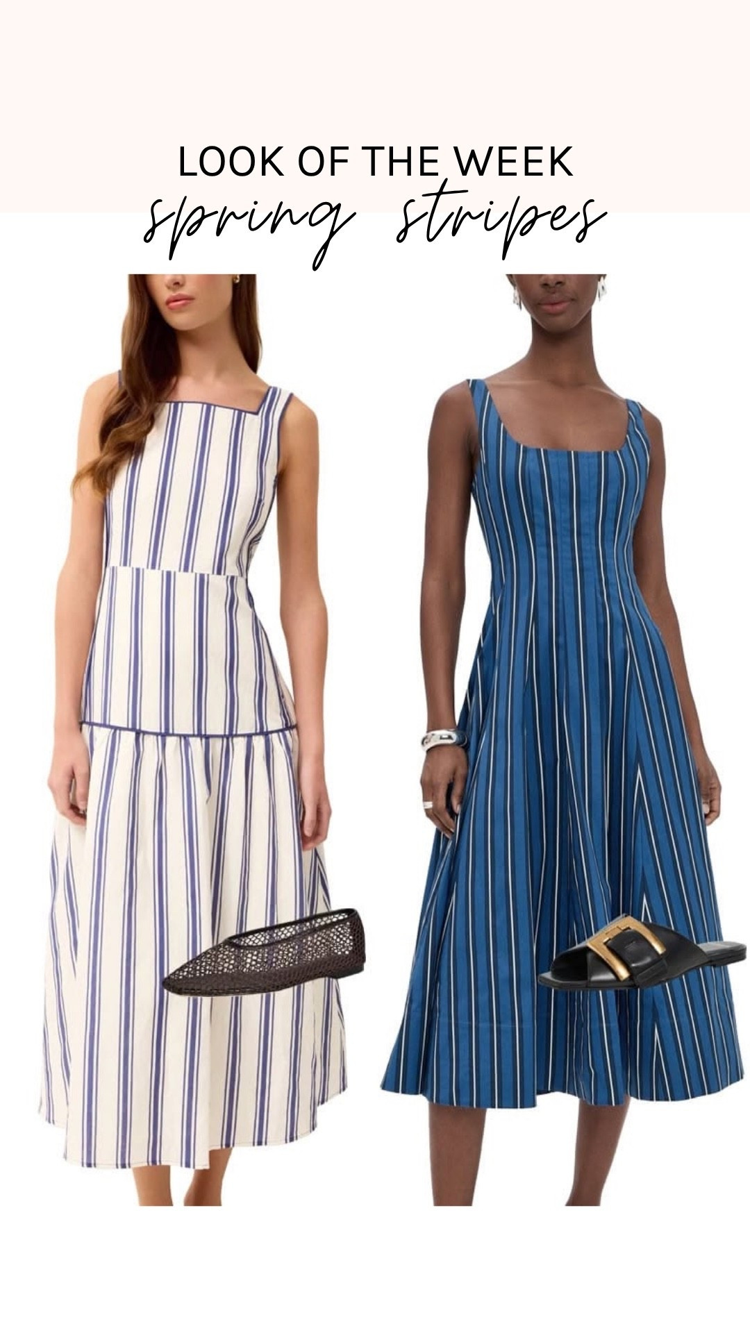 We are hyped about stripes this spring. Wear as a set, mix and match with your favorite solids, or really take it up a notch with pattern play. Want to wade in? Add some striped accessories—a scarf, tote, or shoes!

#LTKootd