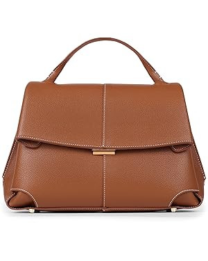 Top Handle Bag Handbags Large Faux Leather Satchel Bags for Women Luxury Designer Business Crossb... | Amazon (US)