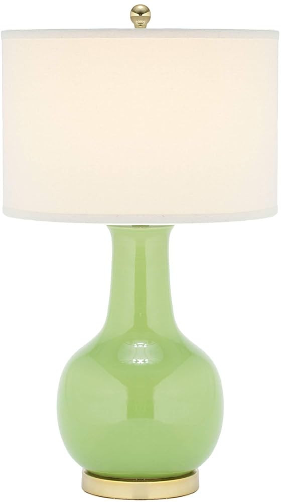 SAFAVIEH Lighting Collection Paris Modern Green Ceramic 28-inch Bedroom Living Room Home Office D... | Amazon (US)