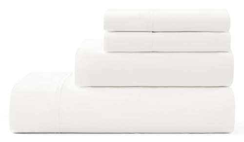 UGG King Sheet Set 4-Piece Luxury Cooling Sheets Deep Pockets Premium Bedding with 2 Pillow Shams Hypoallergenic Machine Washable Soft Lightweight Bed Set for Bedroom, King, White (Hedi) | Amazon (US)