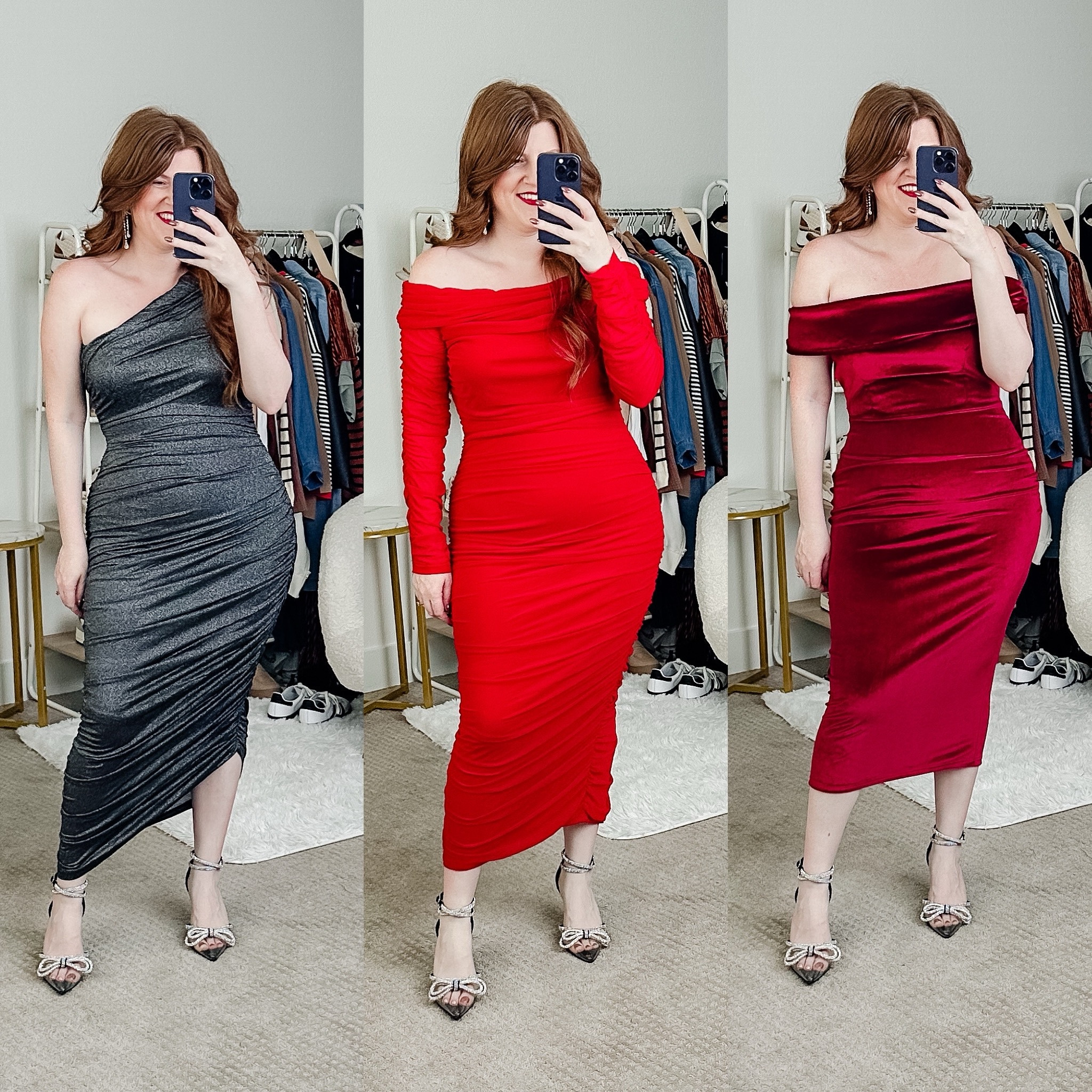 Holiday party outfits from amazon. Size large with shapewear. 

Holiday dresses. 

#LTKsalealert #LTKfindsunder50 #LTKHoliday