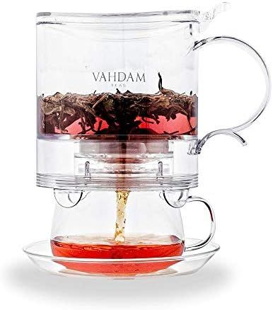 VAHDAM, Imperial Tea Maker, 16 oz, Bottom Dispensing Tea Pot | 100% SAFE | Drain-Tap Technology, ... | Amazon (US)