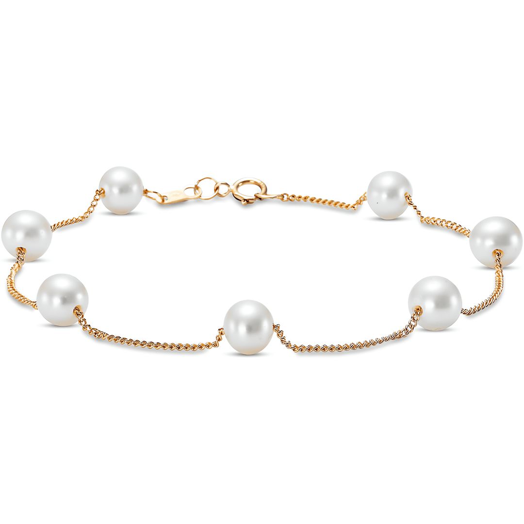 Freshwater Cultured Pearl Chain Bracelet (5mm) | Ritani