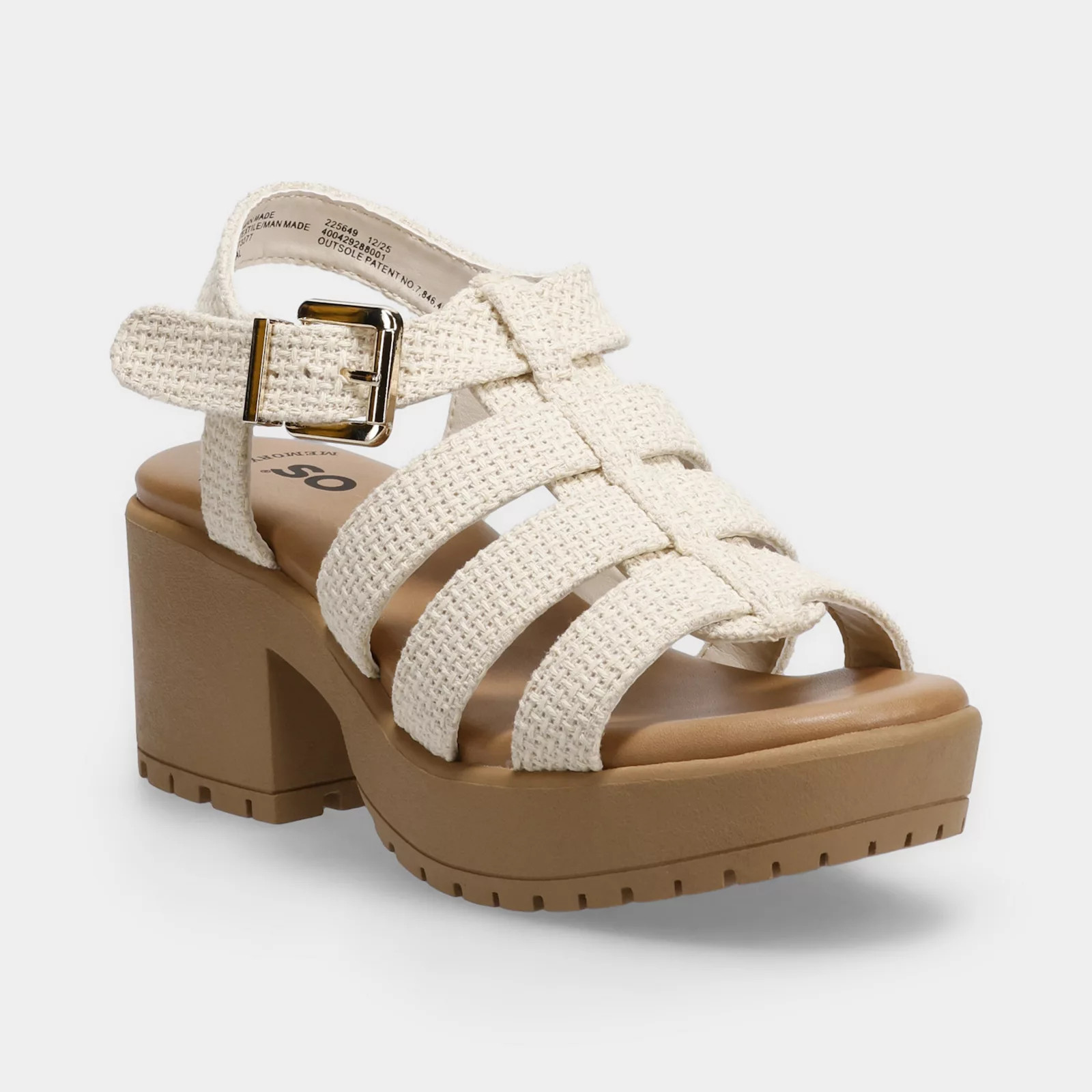 SO® Ellda Fisherman Women's Woven Platform Sandals | Kohl's