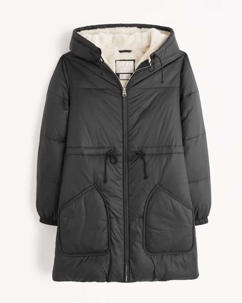 Women's A&F Air Cloud Puffer Parka | Women's Coats & Jackets | Abercrombie.com | Abercrombie & Fitch (US)