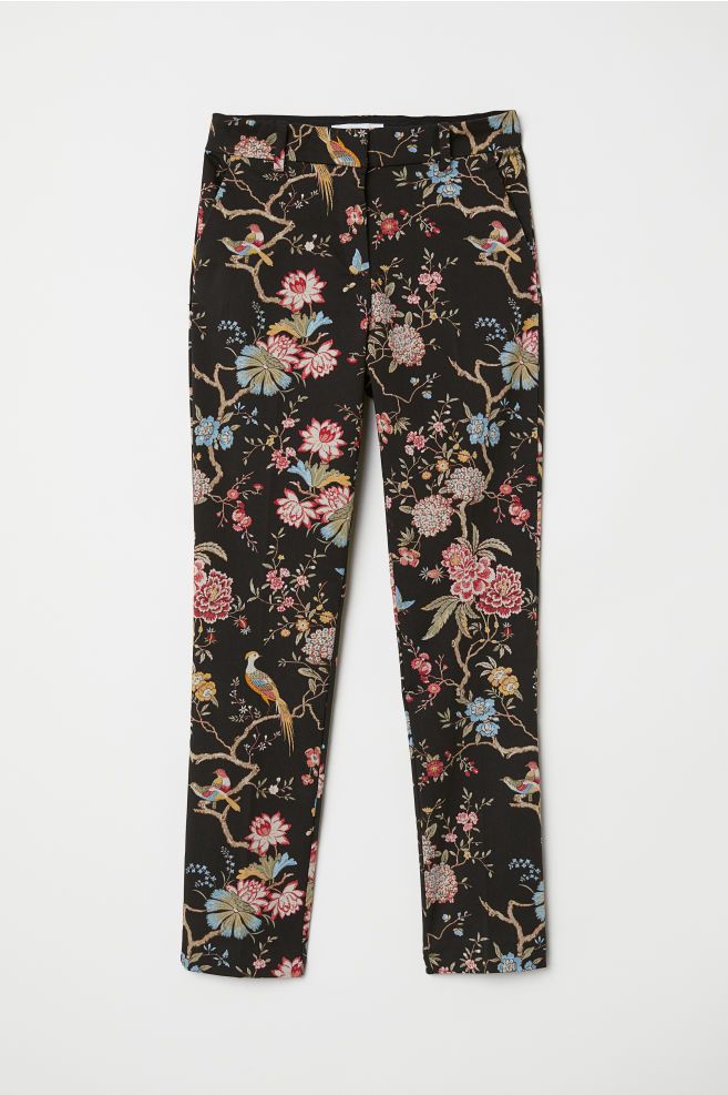 Patterned cigarette trousers | H&M (UK, MY, IN, SG, PH, TW, HK)