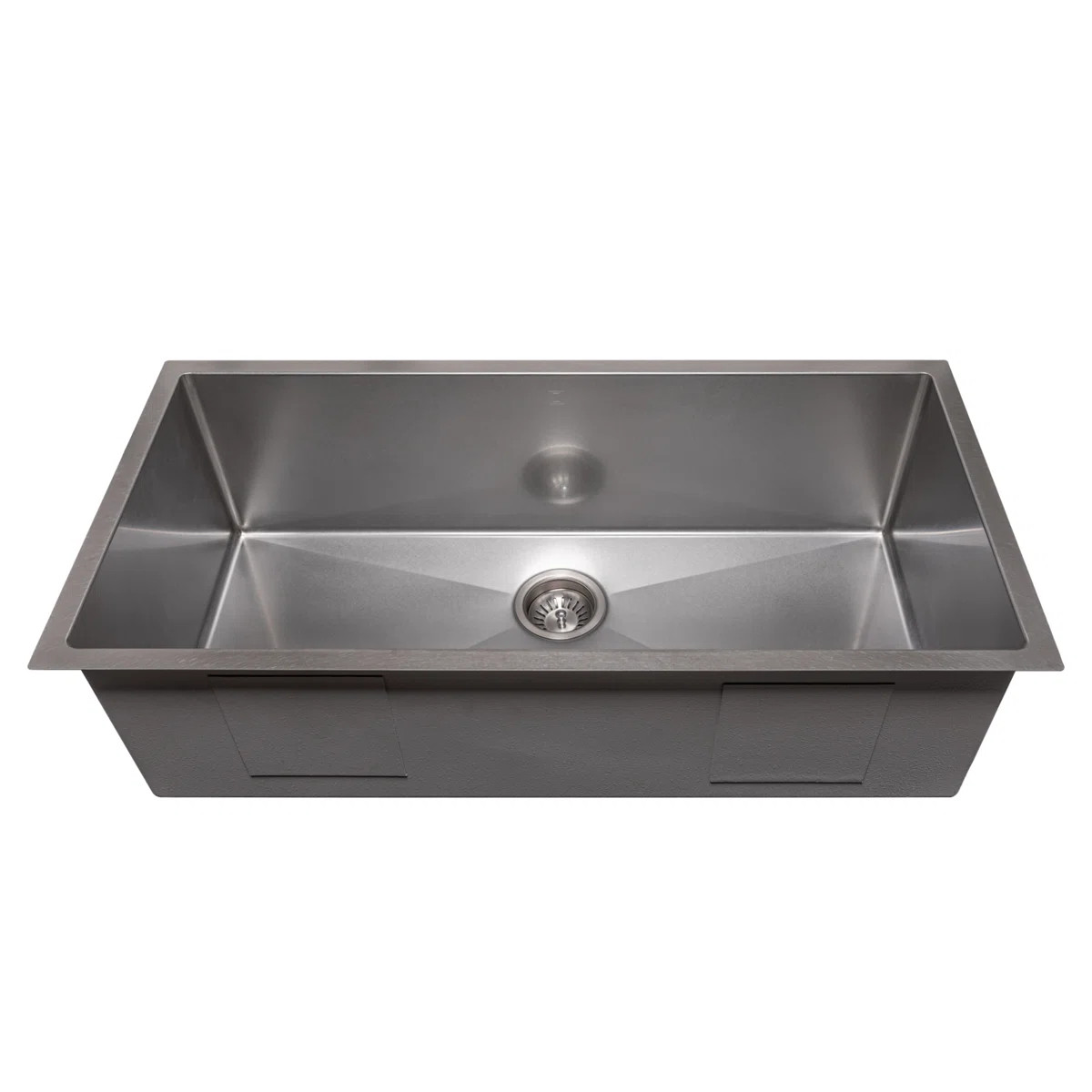 ZLINE 36 in. Meribel Undermount Single Bowl Satin Stainless Steel Kitchen Sink with Bottom Grid (... | Wayfair North America