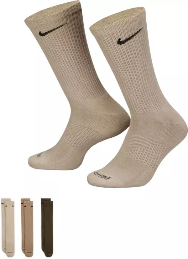 Nike Everyday Plus Cushion Crew Socks - 3 Pack | Dick's Sporting Goods