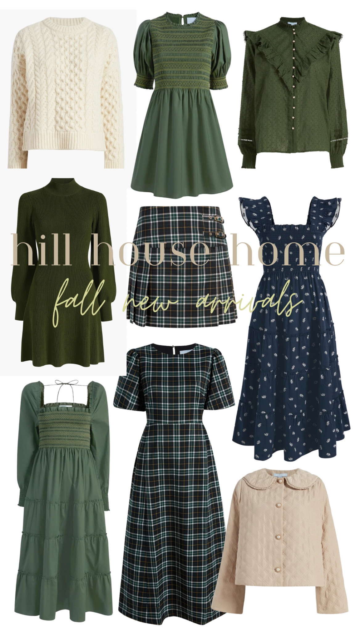 My favorite pieces from the new fall collection from @hillhousehome 

#LTKstyletip #LTKSeasonal
