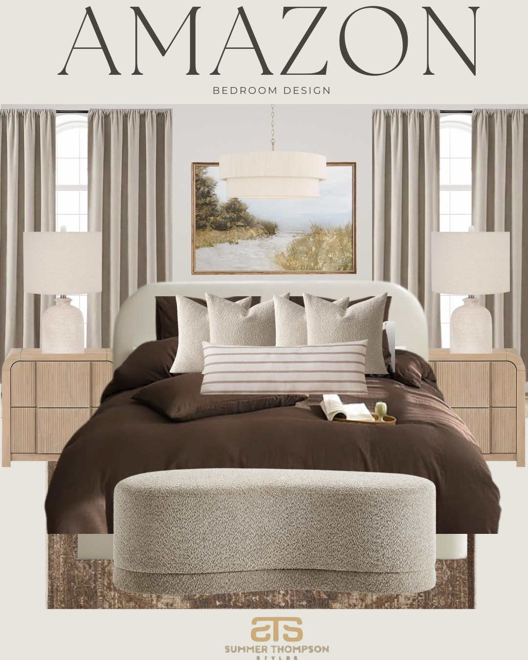 Neutral tones meet cozy textures 🤎✨ Loving this elevated bedroom design with Amazon finds — from the boucle bench to the earthy bedding and serene wall art, it’s the perfect calm and collected retreat. Linked everything on my LTK!


#AmazonBedroomFinds
#NeutralHomeDecor
#AmazonHomeFavorites
#CozyBedroomVibes
#BedroomDesignInspo
#BoucleBench
#EarthToneDecor
#ModernRusticStyle
#AmazonDecorIdeas
#NeutralBedroomDesign

#LTKStyleTip #LTKU #LTKHome