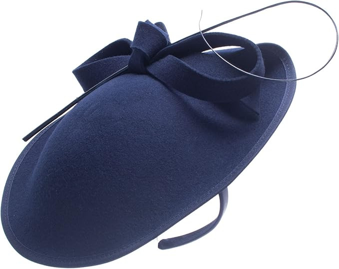 Lawliet Womens 1950s Wool Felt Saucer Headpiece Fascinator Cocktail Hat A570 | Amazon (US)