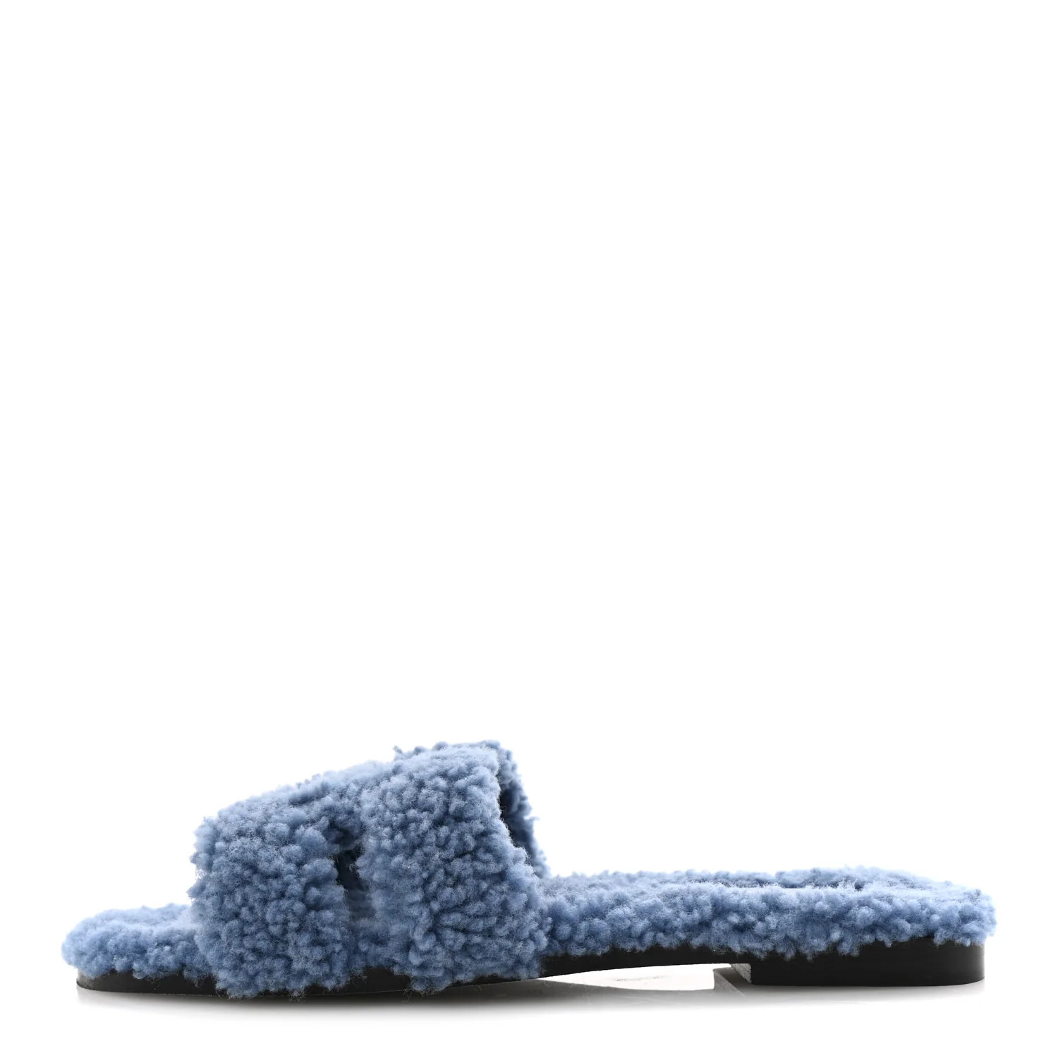Woolskin Oran Sandals 38.5 Bleu | FASHIONPHILE (US)