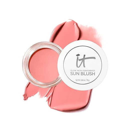IT Cosmetics Glow with Confidence Sun Cream Blush - Blendable & Buildable Blush + Bronzer for a P... | Amazon (US)