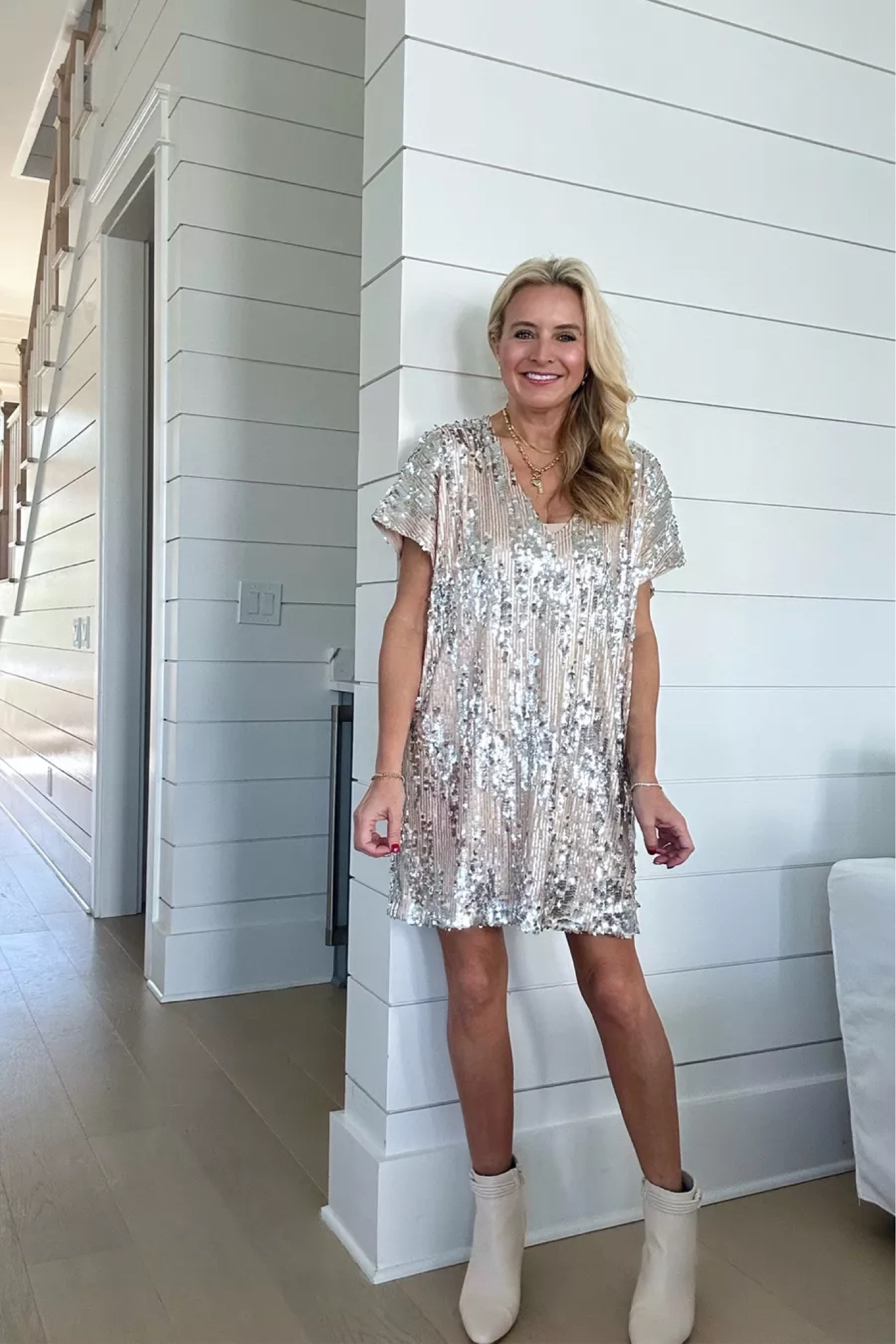 Sequins are always appropriate. Wearing size XS. Great for the holidays and New Year’s Eve!

#LTKFindsUnder100 #LTKStyleTip #LTKSeasonal