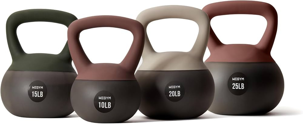 WeGym Soft Kettlebells with Cushioned Impact-Resistant Base and Anti-Slip, Wide-Grip Handle for H... | Amazon (US)