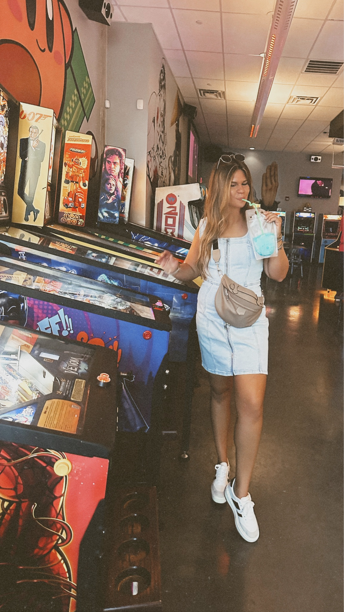 Women’s outfit for transitioning from summer to fall. Could even wear a shirt plain short sleeve tee under. This jean denim dress would be perfect for concerts too

#LTKStyleTip #LTKFindsUnder100 #LTKShoeCrush