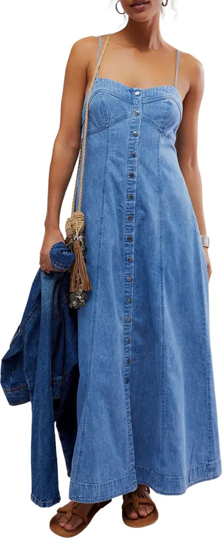 Just Jill Denim Maxi Dress | Nordstrom