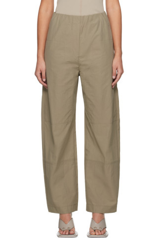 Green Cocoon Trousers | SSENSE