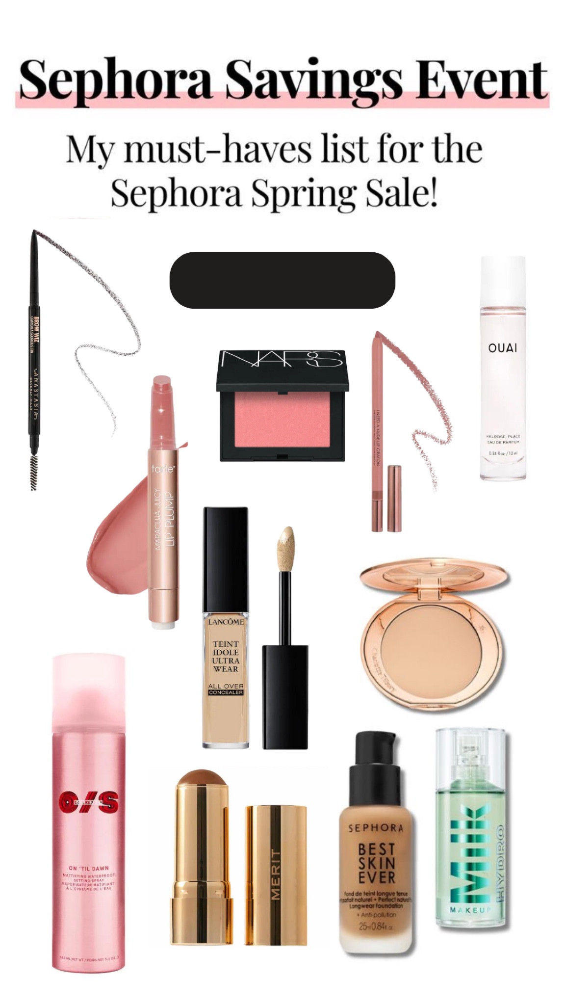 My Sephora Sale makeup picks include my favorite Milk makeup primer, holy grail Lancôme concealer, & more! The Sephora Spring sale starts 4/5 for Rouge members!

#LTKbeauty #LTKxSephora #LTKfindsunder50