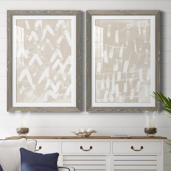 Earth Etching III " Earth Etching III " 2 - Pieces Painting Print (Set of 2) | Wayfair North America