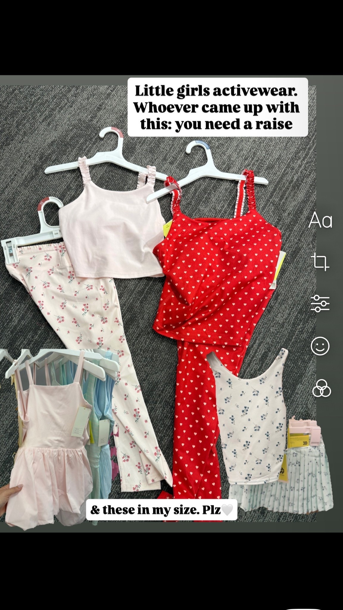 Why is little girls’ activewear always cuter than ours?? 🥹💗
Target is absolutely winning with these little girls activewear sets—the prints, the colors, the tiny tanks + leggings… whoever designed these deserves a raise 😂

Perfect for dance class, playdates, gymnastics, or just everyday comfy wear. And yes… I would 100% wear these if they came in my size 🙋🏼‍♀️

✨ Soft + stretchy
✨ Adorable prints
✨ Affordable Target finds
✨ Kid-approved + mom-approved

#LTKKids #LTKBaby #LTKActive