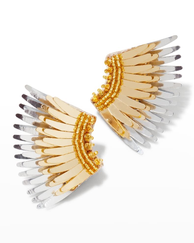 Mignonne Gavigan Mini Madeline Earrings, Gold/Silver | Neiman Marcus
