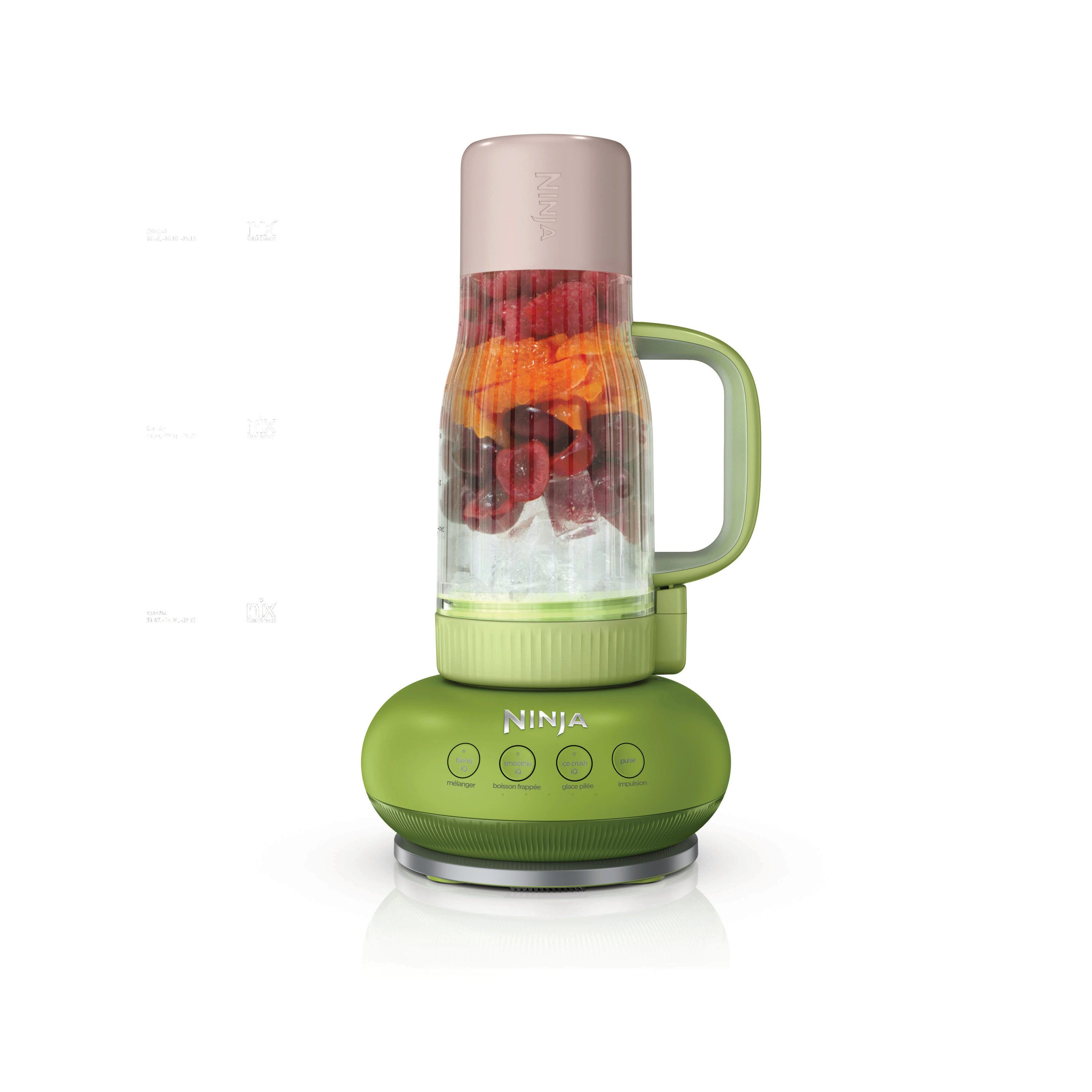 Ninja Blendboss 26-oz Personal blender ( Watermelon BubbleGum ) Stainless Steel in Green | DB301CGN | Lowe's