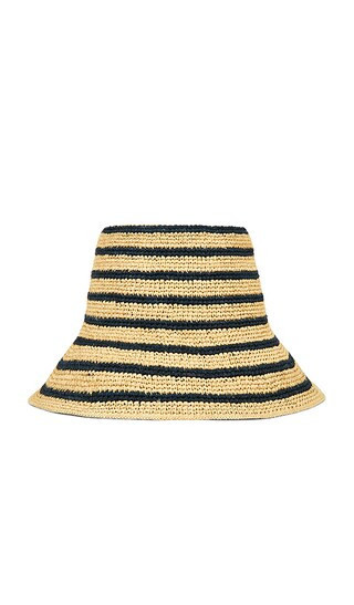 Janessa Leone Harbor Bucket Hat in Neutral. - size S | Revolve Clothing (Global)