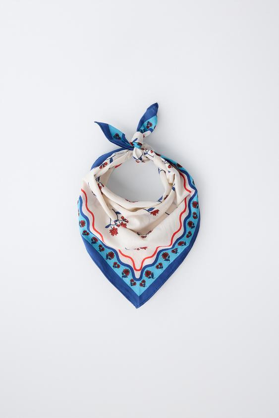 FLORAL PRINT BANDANA | Zara US