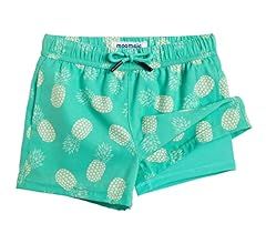 maamgic Boys Swim Trunks with Compression Liner Toddler Boys Stretch Swim Shorts Quick Dry 2 in 1... | Amazon (US)