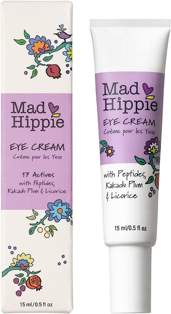 Mad Hippie Eye Cream - Anti-Aging Under Eye Cream for Dark Circles and Puffiness with Niacinamide... | Amazon (US)