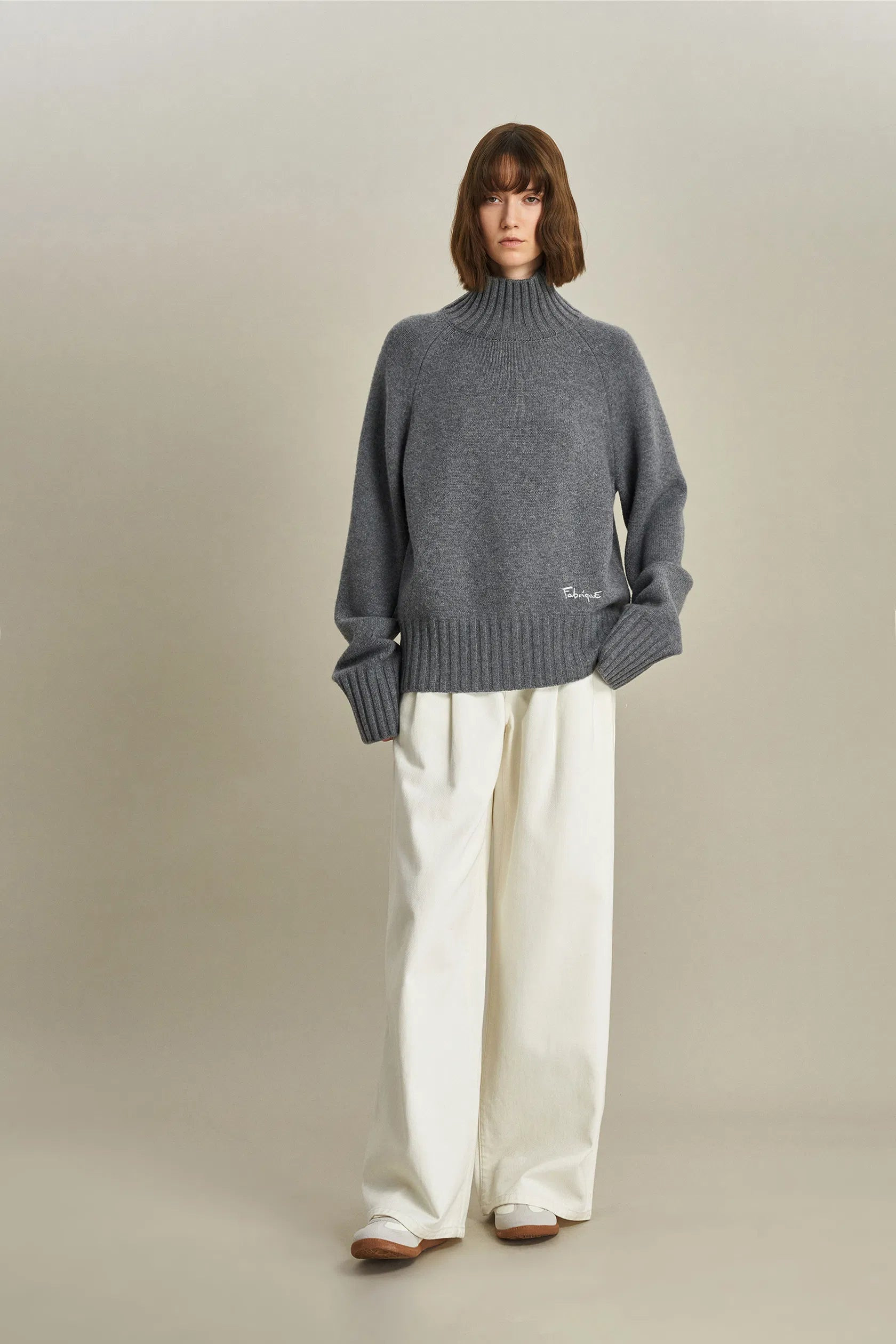 Keth Turtleneck Sweater in Merino-Cashmere Knit | Fabrique