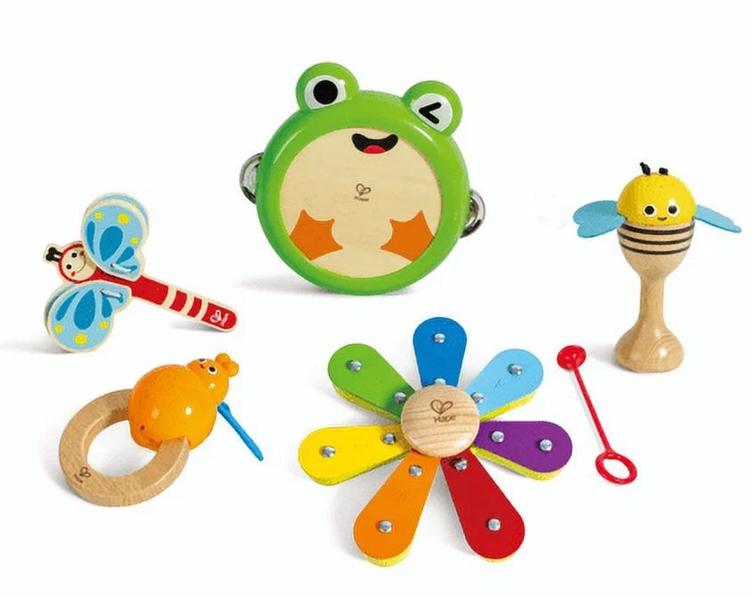 Hape Nature Band Rhythm Set, 5 Piece, for Toddlers Ages 10 Months | Walmart (US)