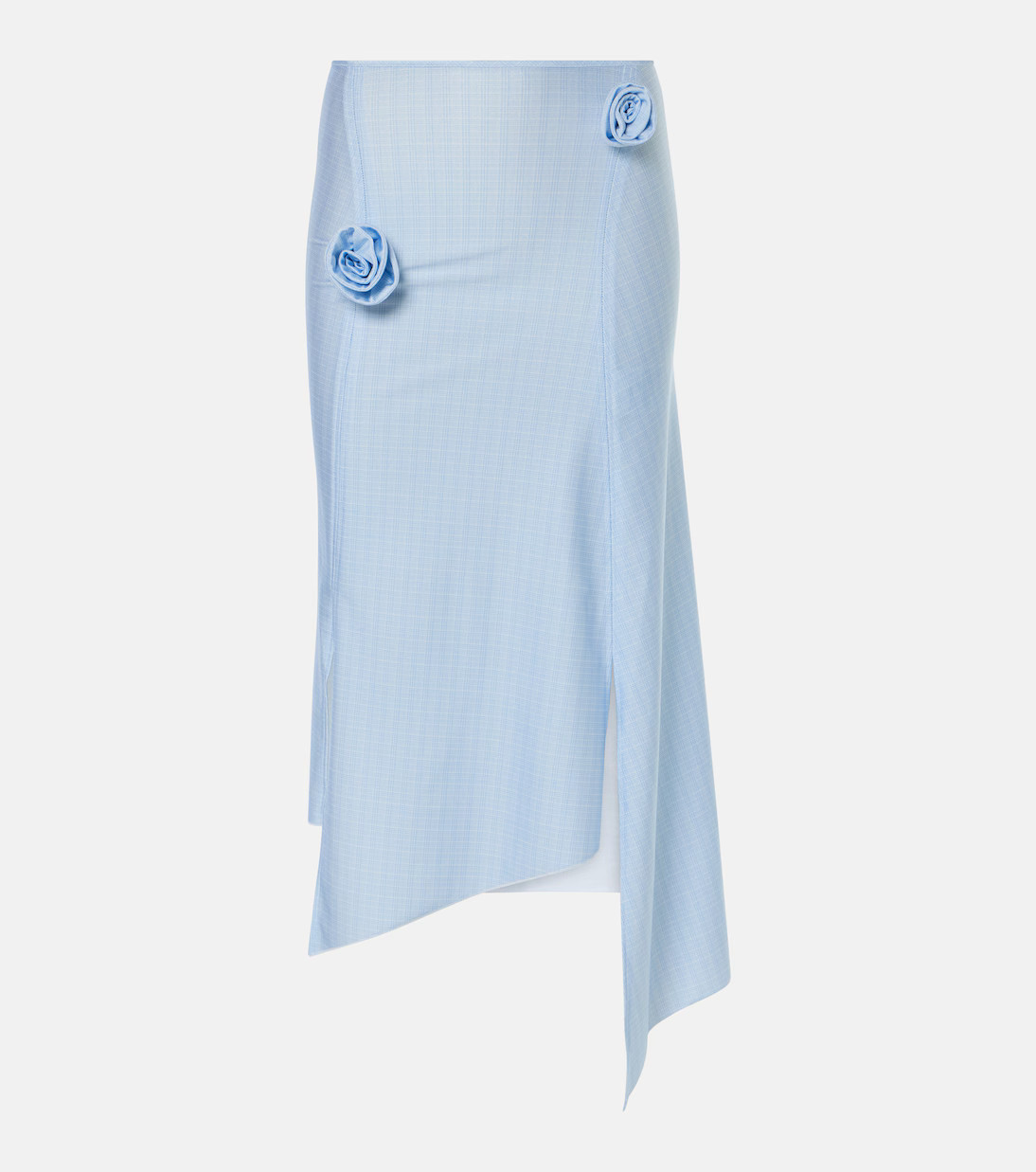 Floral-appliqué asymmetric midi skirt | Mytheresa (INTL)