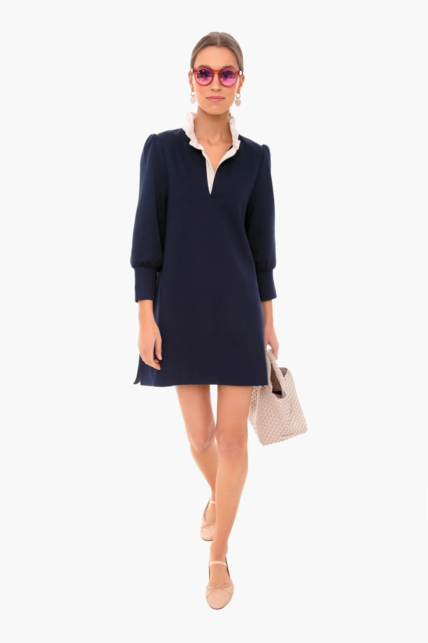 Navy Charlotte Terry Dress | Tuckernuck (US)