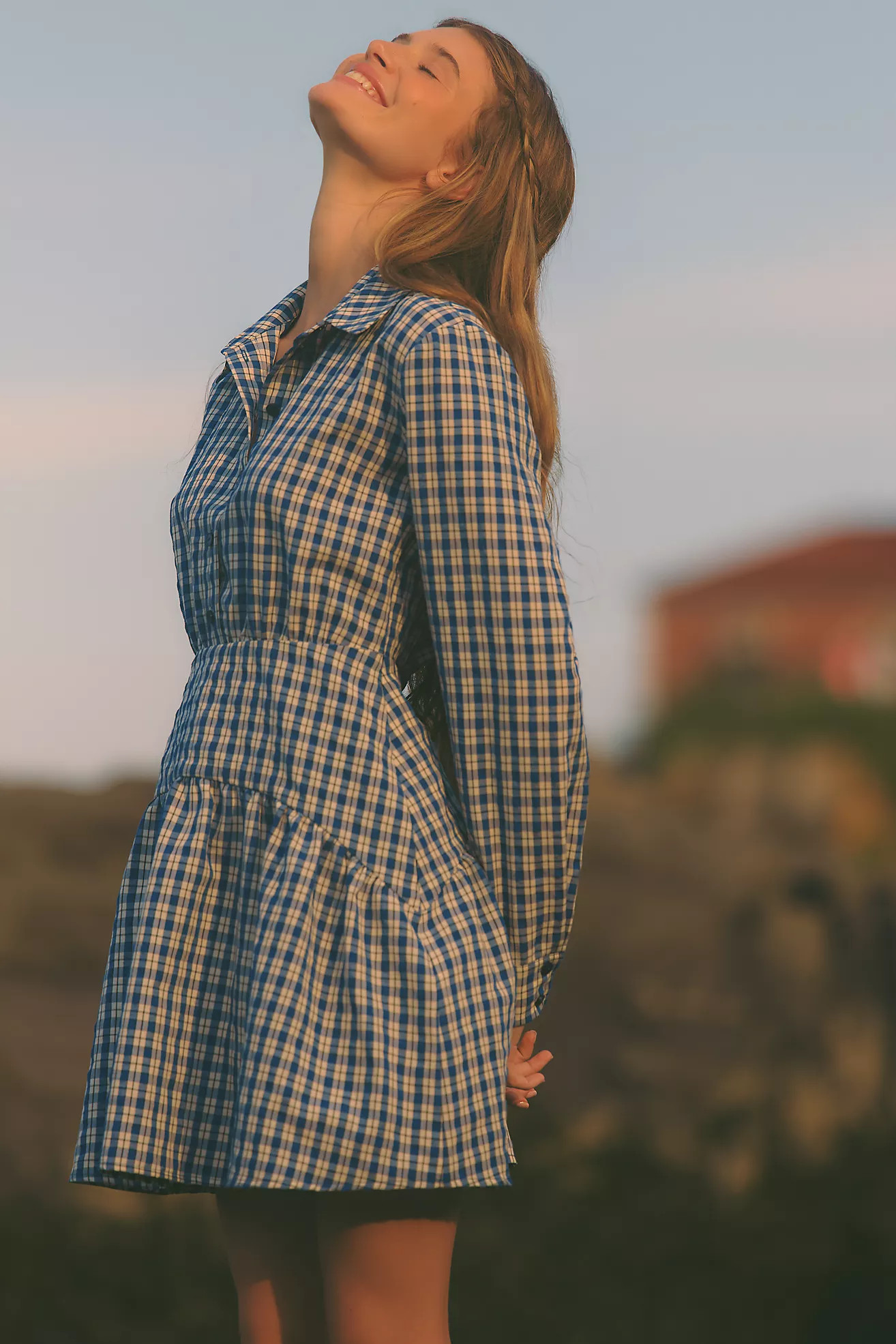 Exquise Tobie Mini Shirtdress | Anthropologie (US)
