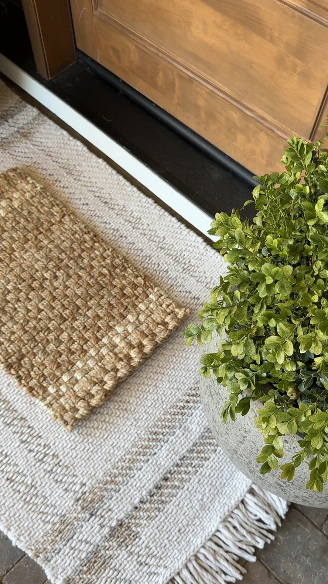 My layering rug is on sale!  I have the 
3 x 5, but the 2 x 3 would work with this doormat

#LTKVideo #LTKSaleAlert #LTKFindsUnder50