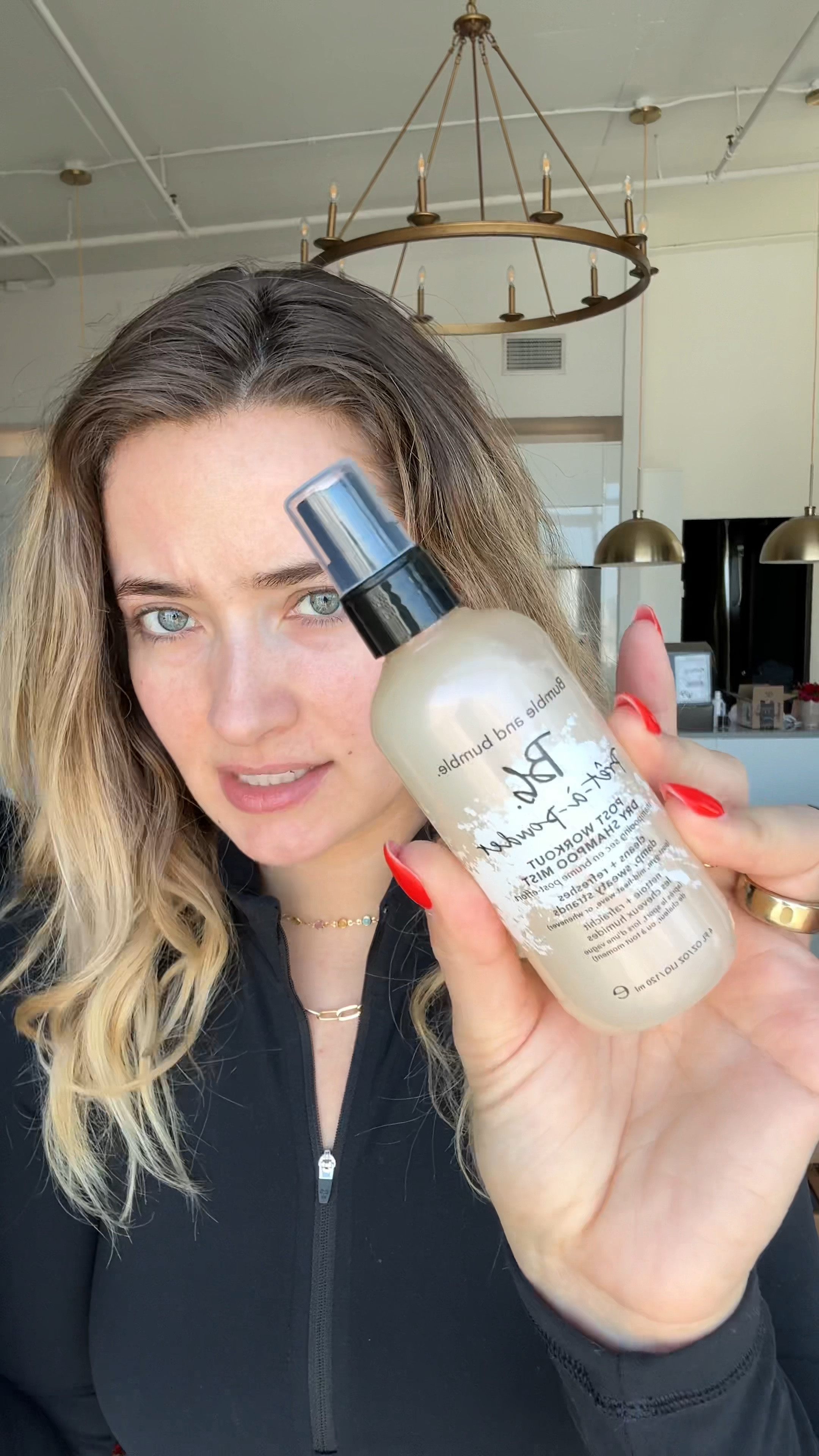 This is a game changer if you struggle with sweaty hair post workout 